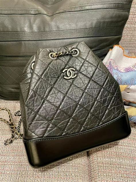 chanel gabrielle backpack small dimension